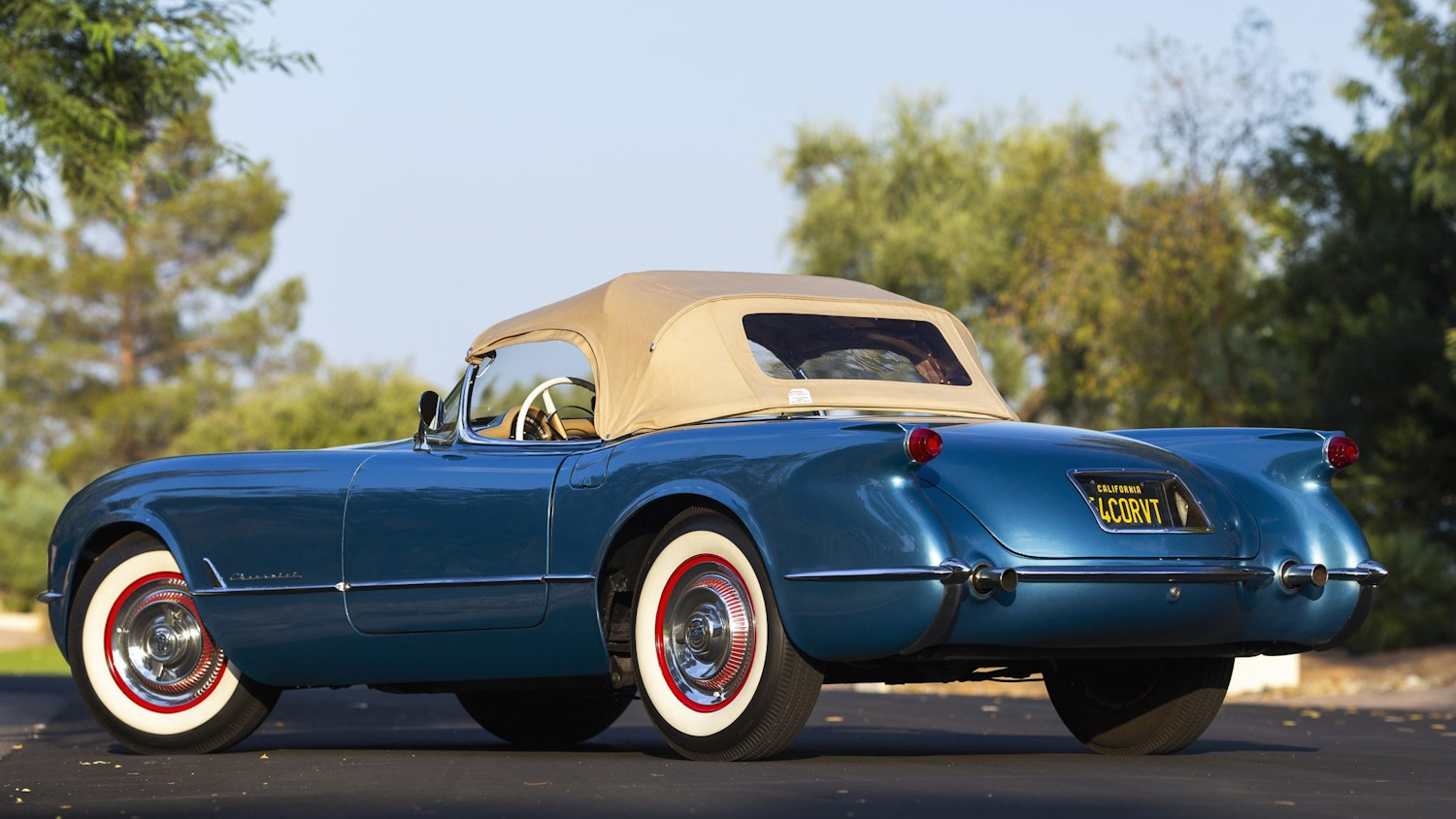 Click to Enlarge-Esc to Close Corvette Generations/C1/C1 1954 corvette blue 4.jpg